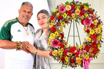 கிளப் வசந்தவின் மனைவிக்கு மர்ம நபர்கள் அனுப்பிய மலர் வலையம்