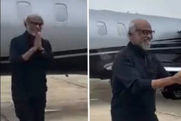 ரஜினியின் Private Jet! மாஸ்ஸாக எண்ட்ரி கொடுத்த சூப்பர் ஸ்டார்