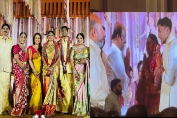 கோலாகலமாக நடந்து முடிந்த விஜயகுமார் பேத்தியின் திருமணம் - தங்கத்தில் ஜொலிக்கும் தியா!