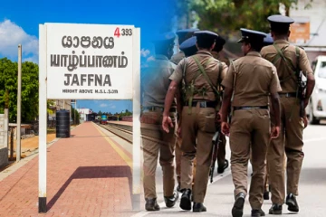 யாழ்ப்பாணத்தில் தமிழ் காவல்துறையினருக்கு தட்டுப்பாடு!