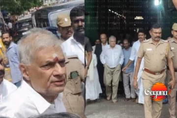 රනිල්ට ඉන්දීය පොලිස් ආරක්ෂාව වටකරපු මාධ්‍යවේදීන් [PHOTO]