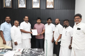 தமிழக எதிர்க்கட்சி தலைவர் உதயநிதி ஸ்டாலினை சந்தித்த தமிழ் அரசியல் தலைவர்கள்..!