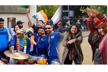 இந்தியா வெற்றி - பாட்டாசு வெடித்து, பாட்டு பாடி, நடனமாடி கொண்டாடி வரும் கிரிக்கெட் ரசிகர்கள் - வைரல் வீடியோ