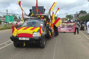 முள்ளிவாய்க்கால் நோக்கிய பேரணி புதுக்குடியிருப்பிலிருந்து ஆரம்பம் (Video)