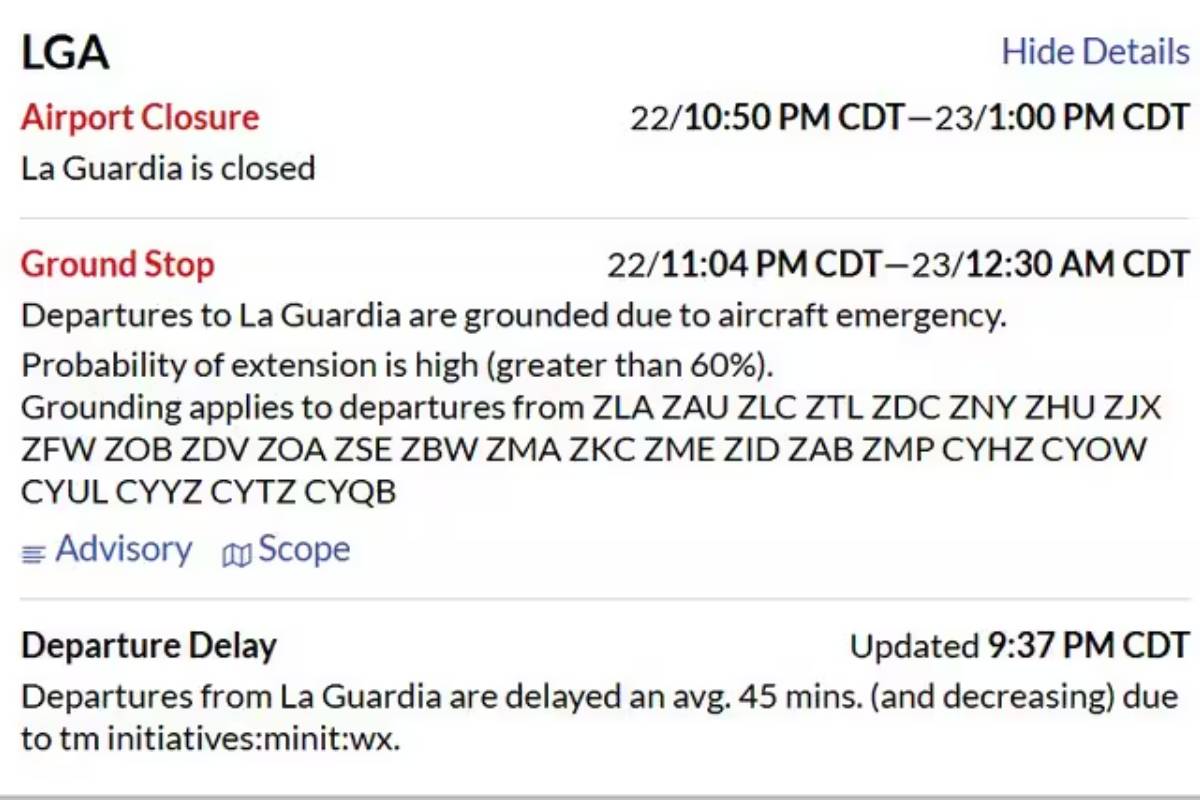 ஏர் கனடா விமானம் தீயணைப்பு வாகனத்துடன் மோதி விபத்து: பலர் காயம்? | Air Canada Plane Collides With Vehicle At New York