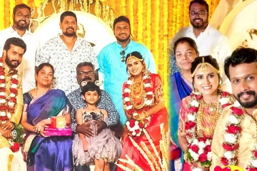 விஜய் டிவி நடிகை ரித்திகா திருமணம் முடிந்தது: ரிசப்ஷன் வீடியோ