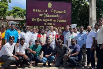 யாழில் இலங்கை தமிழ் அரசுக் கட்சி வேட்பு மனு தாக்கல்