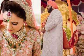 20 பவுண் தங்கத்தில் திருமண ஆடை, புர்ஜ் கலிஃபாவில் திருமணம் செய்த அந்த இந்திய ஜோடி யார் தெரியுமா?