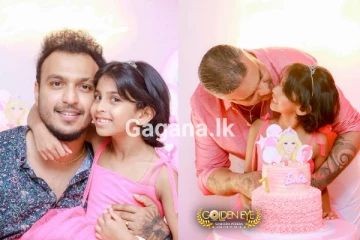 ආදරණීය ගායක අමල් පෙරේරා පුංචි දුවගේ උපන්දිනය සැමරූ හැටි..(PHOTOS)