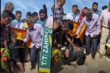 பாக்கு நீரிணையை நீந்தி சாதனை படைத்த ஹஸன் ஸலாமா