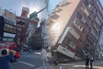 தாய்வானில் பாரிய நிலநடுக்கம் : தரைமட்டமான பல கட்டடங்கள் - சுனாமி எச்சரிக்கை