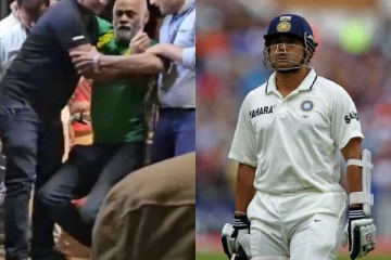 நிற்கவே தடுமாறும் முன்னாள் வீரர்..இதயம் நொறுங்கிய சச்சின் டெண்டுல்கர் ரசிகர்கள்..வைரல் வீடியோ