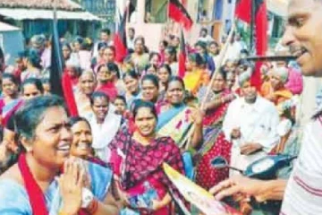 துரைமுருகன் மருமகளின் வாக்கு சேகரிப்புக்கு அமோக வரவேற்புக் கொடுத்த பொது மக்கள்