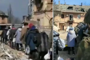 உக்ரைன் மருத்துவமனையிலிருந்து நோயாளிகளை வலுக்கட்டாயமாக வெளியேற்றி ரஷ்யர்கள்! வீடியோ ஆதாரம்