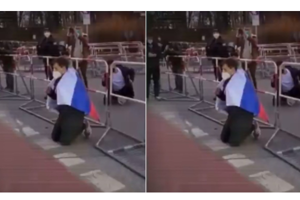 புதின் செய்த தவறுக்கு உக்ரைன் மக்களிடம் மண்டியிட்டு மன்னிப்பு கேட்ட ரஷ்யர் - வைரலாகும் வீடியோ - தமிழ்நாடு