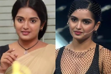 டீப் நெக் ஆடையில் படுகிளாமரில் வந்த சீரியல் நடிகை பிரியங்கா ஜெயின்