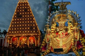 பல்லாயிரக்கணக்கான பக்தர்கள் சூழ வள்ளி தெய்வானை சமேதரராய் சப்பரத்தில் வலம் வரும் அலங்காரக் கந்தன்(Video)