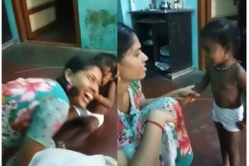 க்யூட்டாக பேசிவிட்டு டெரராக மாறிய குட்டி தேவதை....அம்மாவுக்கு வந்த பரிதாபநிலை!