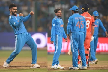 ஓவர் வீசி விக்கெட் வீழ்த்திய கோலி, ரோகித்! 160 ஓட்டங்கள் வித்தியாசத்தில் நெதர்லாந்தை வீழ்த்திய இந்திய அணி