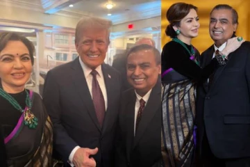 அமெரிக்க அதிபர் டிரம்ப் பதவியேற்பு விழா!! மரகத நெக்லஸில் ஜொலித்த நீடா அம்பானி...
