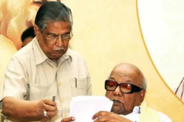 முன்னாள் முதல்வர் கருணாநிதியின் உதவியாளர் சண்முகநாதன் காலமானார்