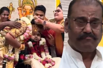 மகன் திருமணத்தில் கண்கலங்கி அழுத நெப்போலியன்! வெளியானது திருமண காட்சி