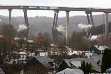 ஜேர்மனியில் தகர்க்கப்பட்ட மிக உயர்ந்த பாலம்: முடிவுக்கு வந்த 55 ஆண்டுகால பயணம்