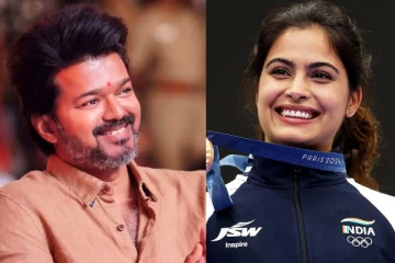 விஜய் என் டார்லிங்; வெட்கப்பட்ட மனு பாக்கர் - சுவாரஸ்ய சம்பவம்!