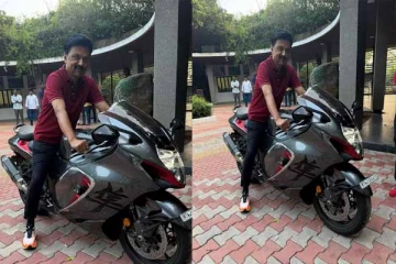 முதலமைச்சர் அமர்ந்திருக்கும் பைக்கின்(Bike) விலை என்ன தெரியுமா?