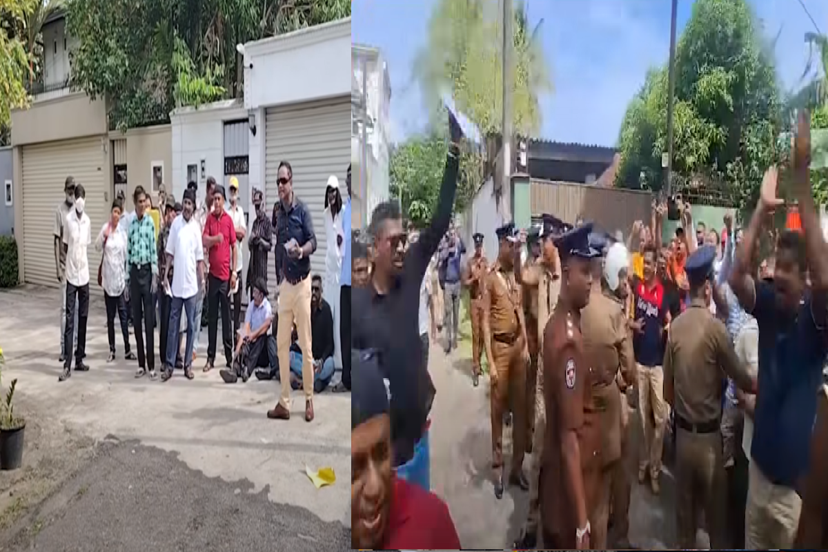 சாணத்தால் தாக்கி விரப்பட்ட கோட்டாபயவின் தனிப்பட்ட செயலாளர் ; பொலிஸ் நிலையத்தில் முறைப்பாடு | Gotabaya Aide Attacked With Dung And Fled