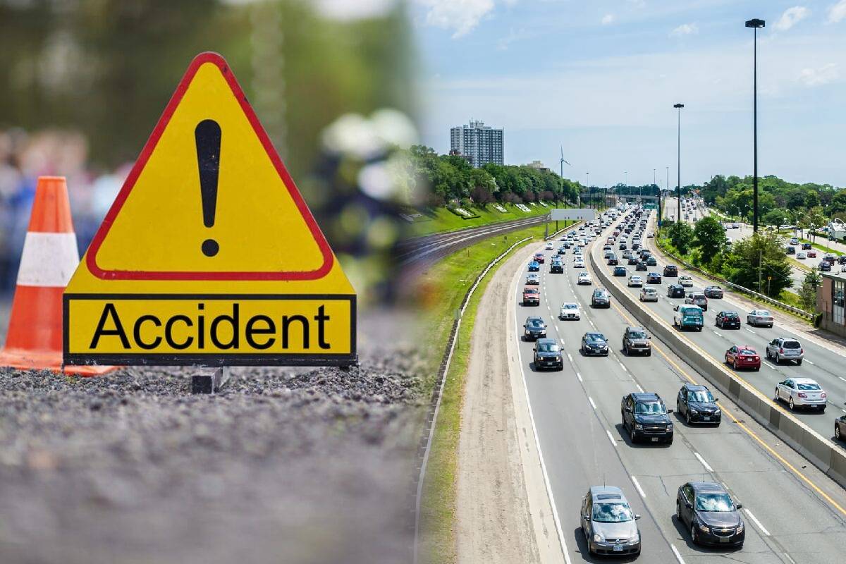 அதிவேக நெடுஞ்சாலையில் நடந்த கோர விபத்து - மூவர் படுகாயம் | Fatal Accident On The Expressway அதிவேக நெடுஞ்சாலையில் நடந்த கோர விபத்து - மூவர் படுகாயம் | Fatal Accident On The Expressway