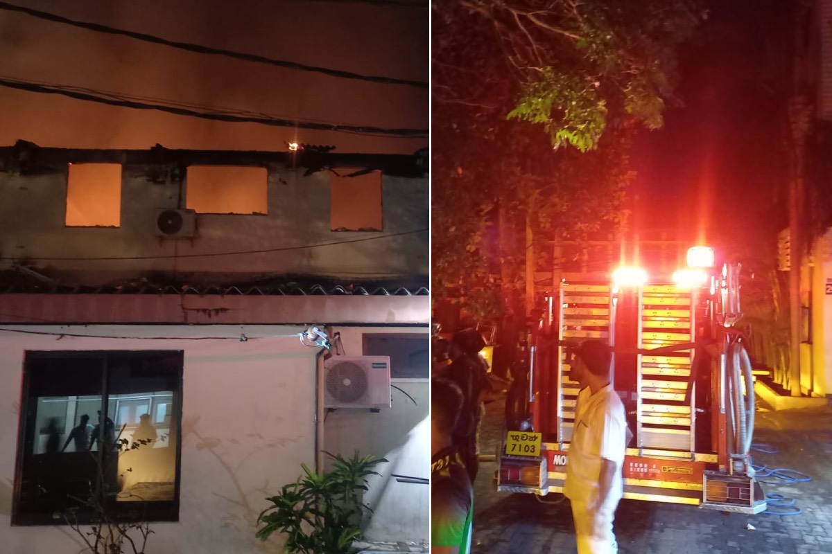 யாழ்ப்பாணம் வைத்தியசாலையில் பயங்கர தீ: போராடும் மீட்பு படை வீரர்கள் | Fire Accident In Jaffna Hospital
