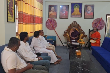 யாழில் ஐக்கிய மக்கள் சக்தி உயர்மட்ட குழுவினர் விசேட கலந்துரையாடல்