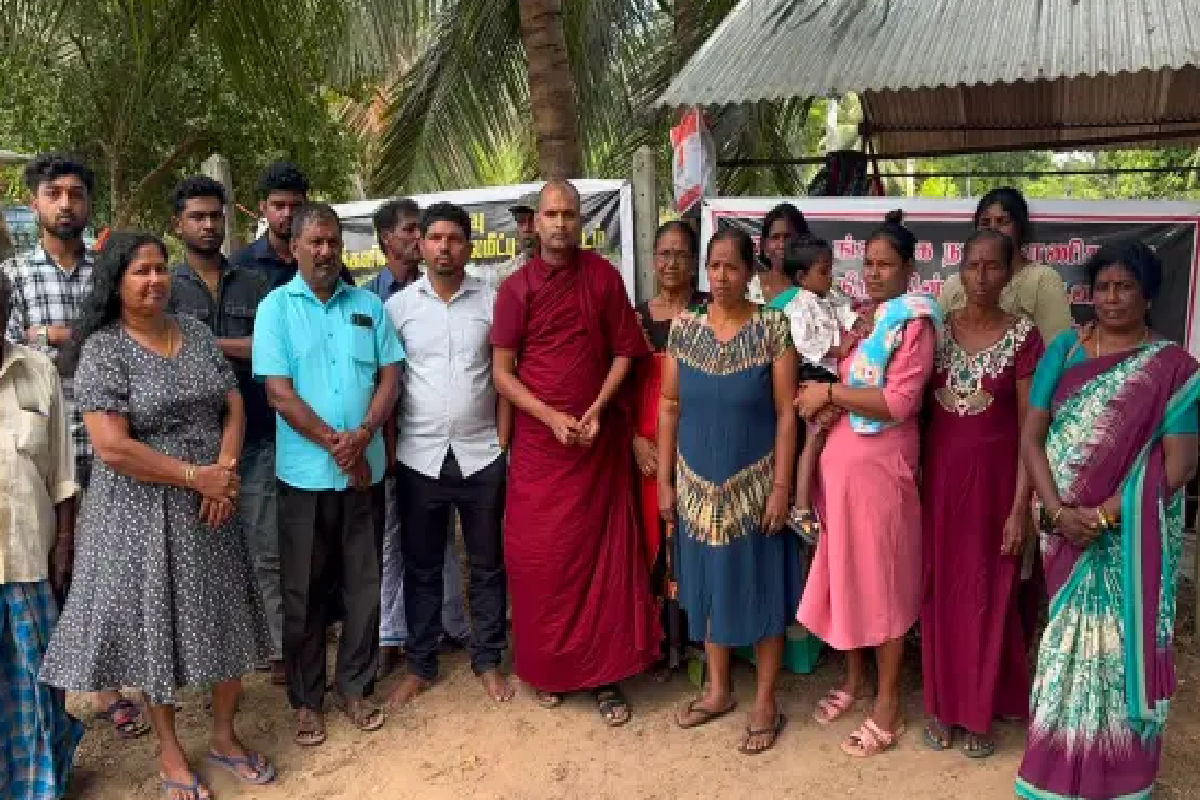 கேப்பாபிலவு மக்களுக்கு ஆதரவாக களமிறங்கிய பிக்கு | Buddhist Monk Support People Of Keppapilavu