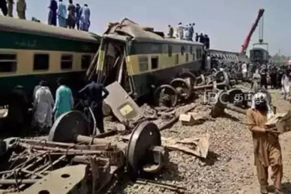 பாகிஸ்தானில் பாரிய ரயில் விபத்து - 25 பேர் பலி | Hazara Express Bogies Derail 15 Dead 50 Injured