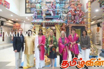 சுவிஸர்லாந்தில் ஞானலிங்கேச்சுரம் கோவிலுக்கு சென்ற முதலாவது பெண் முதல்வர்!