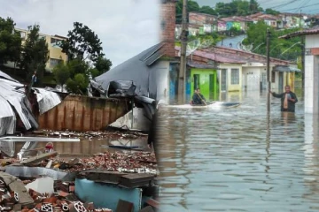 சூறாவளி காற்றுடன் கடும் மழை, பெருக்கெடுத்து ஓடிய வெள்ளம் - 13 பேர் உயிரிழப்பு!