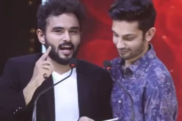 ஓவரா புகழ்ந்து தள்ளிய தொகுப்பாளார்? தள்ளிப்போன்னு தள்ளிவிட்ட அனிருத்..