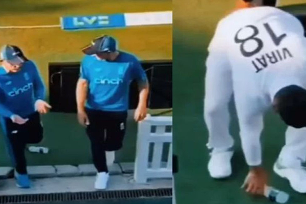 கண்டுக்காமல் சென்ற ஜோ ரூட்; கோஹ்லி செய்தது என்ன தெரியுமா? | Kohli Takes Plastic Bottle In Oval Stadium