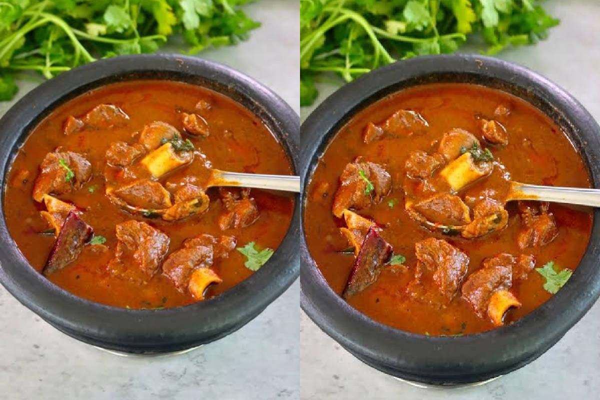 Mutton curry : பாரம்பரிய சுவையில்.. மணமணக்கும் தண்ணி மட்டன் குழம்பு | How To Make Mutton Thanni Kulambu Recipe