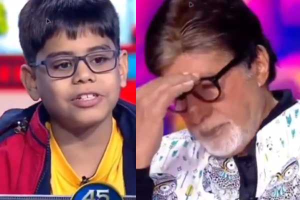அமிதாப் பச்சனையே திணறடித்த 10 வயது சிறுவன்!! நெட்டிசன்கள் கடும் விமர்சனம்... | Kbc Junior Ishit Bhatt Behaviour Controversy