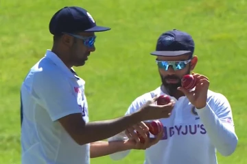 இதை நாங்கள் தேர்வு செய்யவில்லை! புதிய பந்தில் இருந்த தவறை சரியாகக் கண்டறிந்த அஸ்வின்