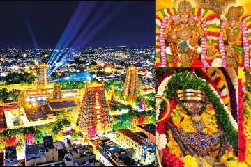 மதுரை மீனாட்சி சுந்தரேசுவரர் கோயில் குடமுழுக்கு கோலாகலம்!