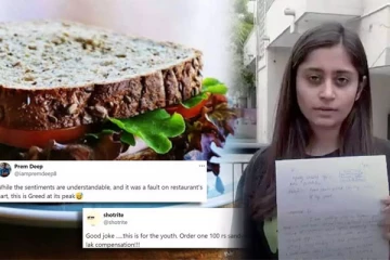 பன்னீர் சாண்ட்விச்க்கு ரூ.50 லட்சம் இழப்பீடு கேட்ட பெண் - வெளியான காரணம்