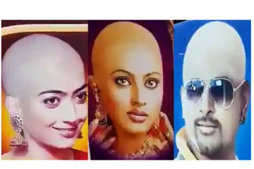 விளம்பரத்திற்காக சலூன் கடைக்காரர் செய்த வேலையை பாருங்க... - வைரலாகும் வீடியோ