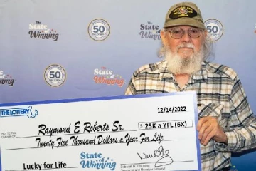 பல மில்லியனுக்கு அதிபதி...ஒரே எண்ணில் ஆறு முறை லொட்டரி பரிசை தட்டி தூக்கிய முதியவர்!