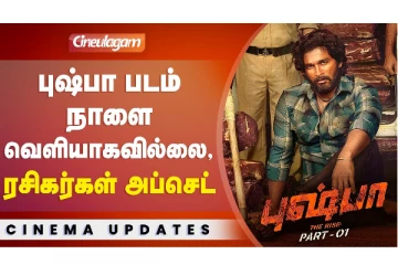 புஷ்பா படம் நாளை வெளியாகவில்லை, ரசிகர்கள் அப்செட்