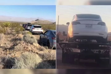 கூகுள் மேப் காட்டிய குறுக்குவழி: பாலைவனத்தில் பரிதாபமாக சிக்கி கொண்ட கார் ஓட்டுநர் குழு