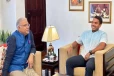 இலங்கைக்கான இந்திய உயர்ஸ்தானிகரை சந்தித்த நாமல் ராஜபக்ச
