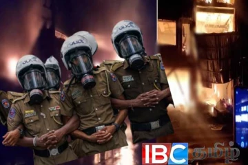 மழைக்கு மத்தியிலும் இரவுநேரம் பற்றியெரிந்த கடைகள்